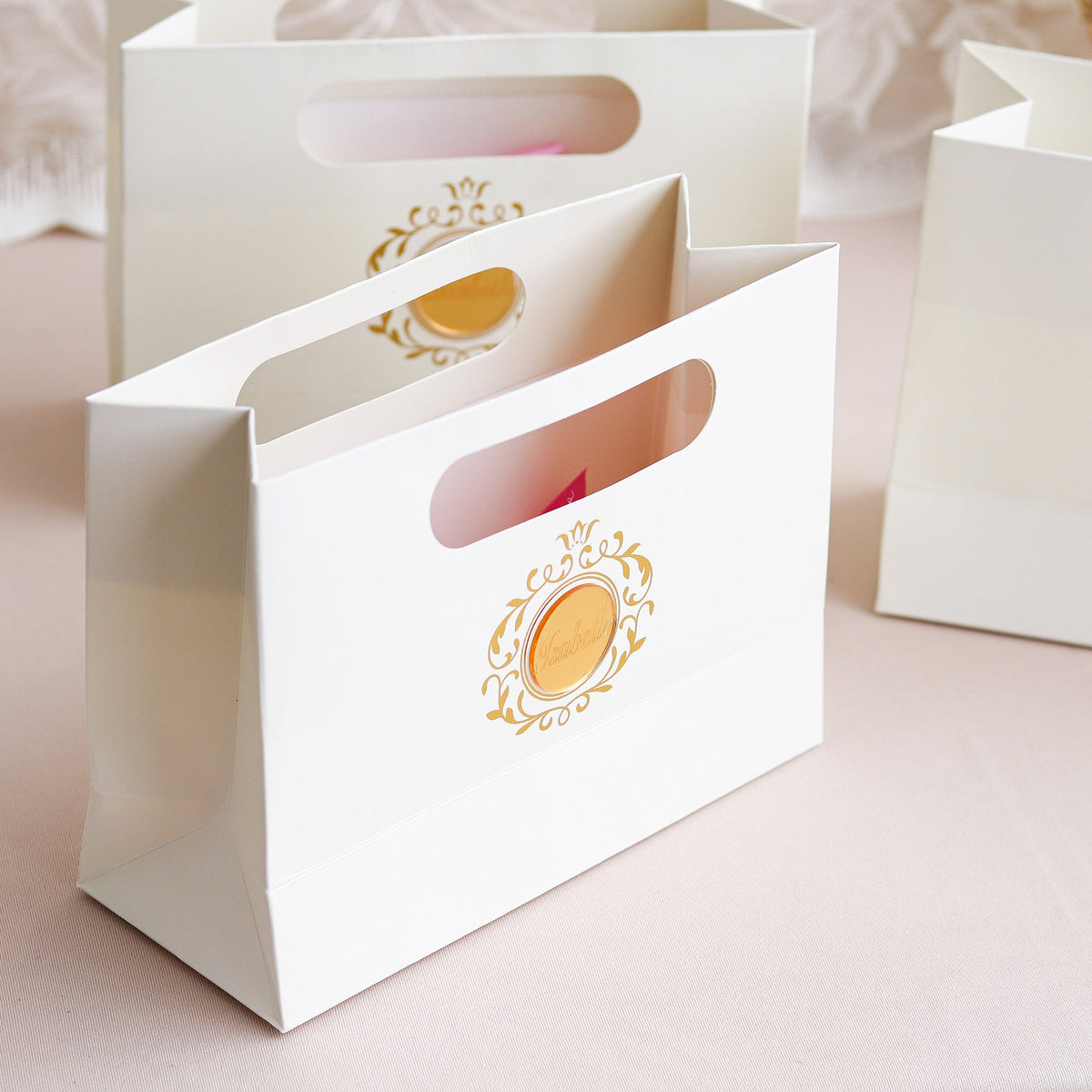 Custom Party Favor Bags Baptism - Set of 12 - Craft Rosaries