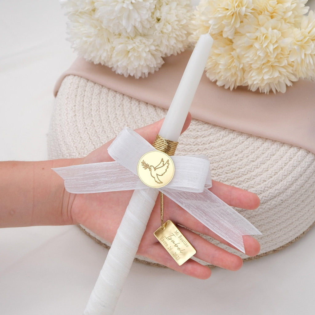 Personalized Baptism Candles - A Timeless Keepsake – Craft Rosaries