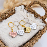 Personalized Keychain Favors for Funerals