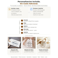 Website page for customizable product printing with options and examples displayed.