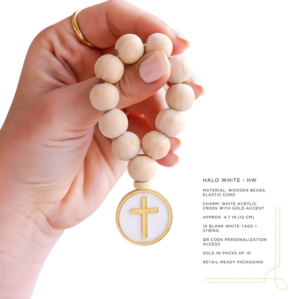 mini wooden rosaries for baptism bulk favors