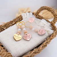 Remembrance Keychains - Funeral Tribute Gifts