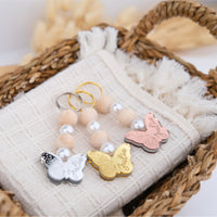 Personalized Butterfly Memorial Keychain Favors