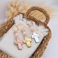 Custom Cross Keychains for Baptisms