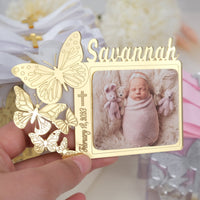 Butterfly Favors with Photo Magnet - Craft Rosaries