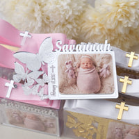 Butterfly Favors with Photo Magnet - Craft Rosaries