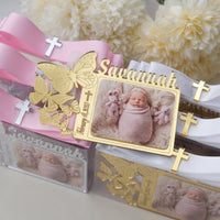 Butterfly Favors with Photo Magnet - Craft Rosaries