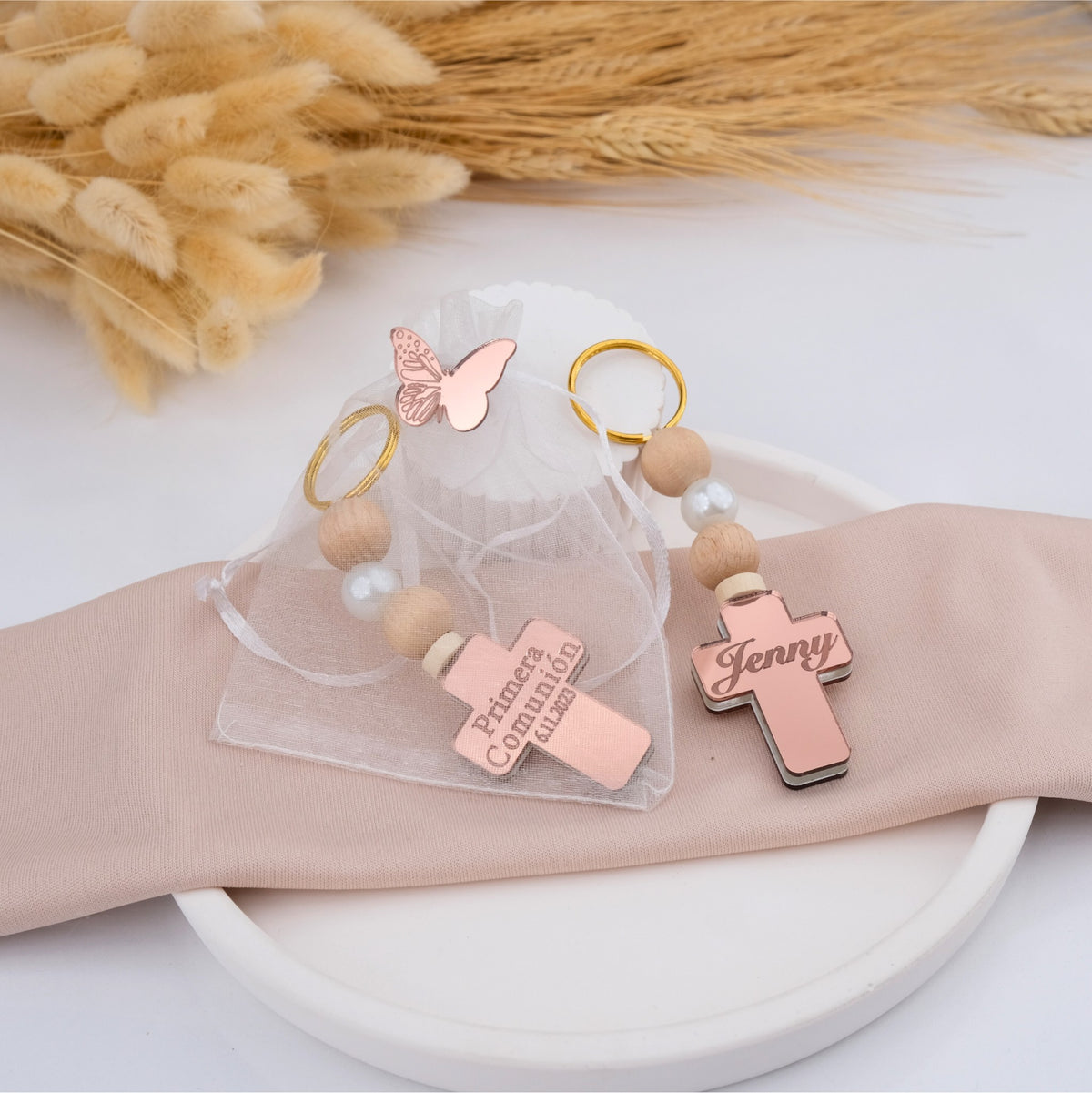 Custom Cross Keychains for Baptisms