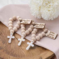 Custom Mini Wooden Baptism Rosaries - CRAFT ROSARIES