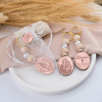 Elegant Custom Keychains for Christening Guests - CRAFT ROSARIES