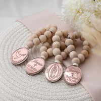 Elegant Custom Wooden Rosaries for Baptism Guests - CRAFT ROSARIES