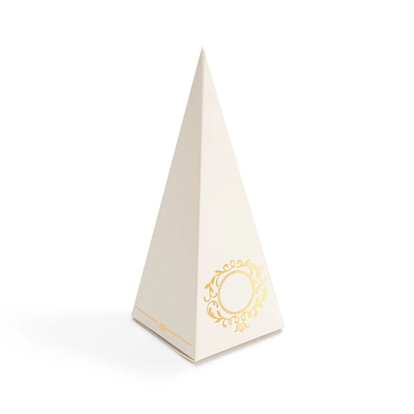 Wholesale Cone Candy Favor Boxes | Gold Foil | 3 Colors | Pack of 10