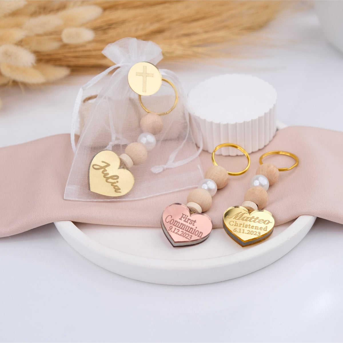 Elegant Baptism Favors and Christening Keepsakes