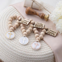 Personalized Mini Wooden Rosary Favors for Catholic Graduation , Back to School Catholic Gift , Religious Party Favors , Graduation Favors