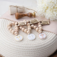 Personalized Mini Wooden Rosary Favors for Catholic Graduation , Back to School Catholic Gift , Religious Party Favors , Graduation Favors