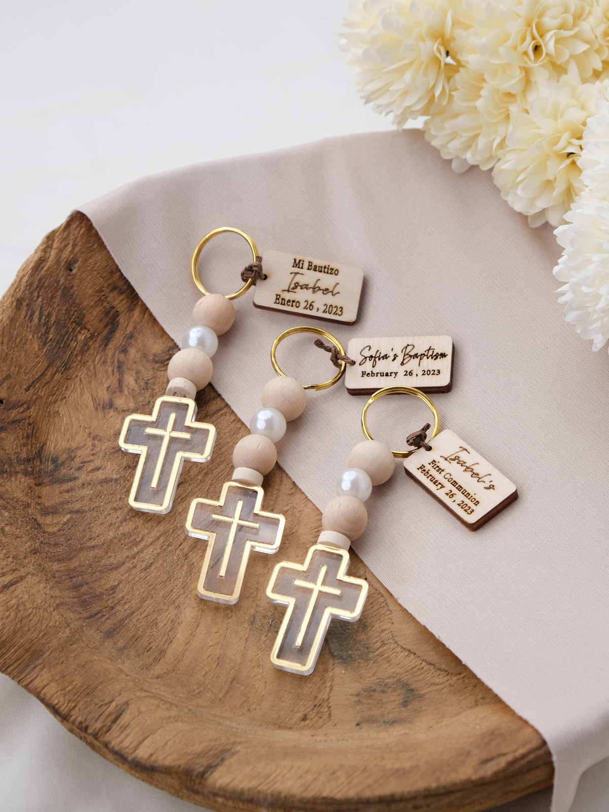 Personalized Baptism Gift, Unique Baptism Favors For Guests, Baptism Keychain, Christening Party Favors, Communion Favors, Martyrika Gift