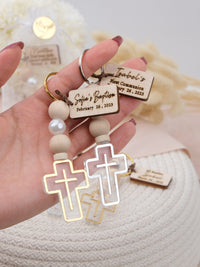 Personalized Baptism Gift, Unique Baptism Favors For Guests, Baptism Keychain, Christening Party Favors, Communion Favors, Martyrika Gift