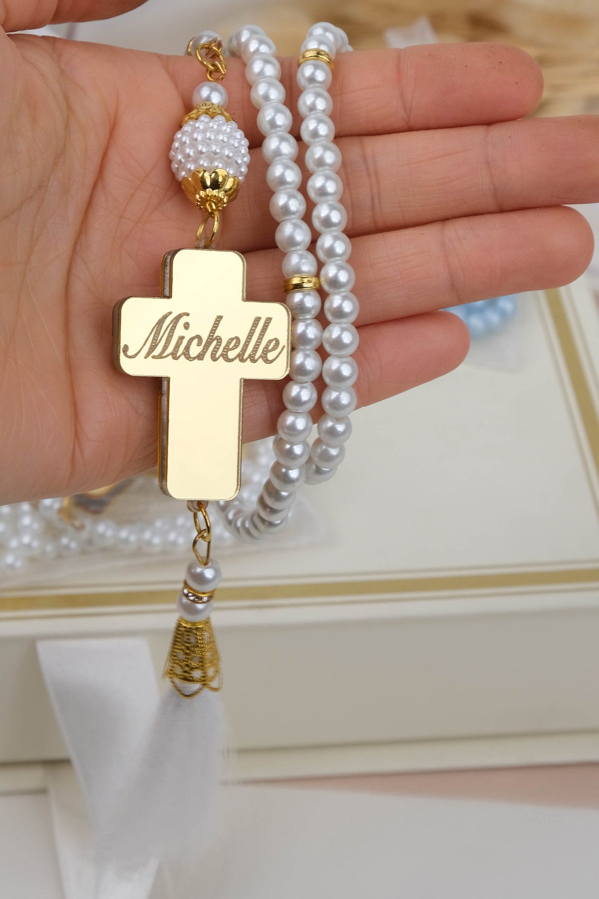 Personalized Christening Favors for Guests, Custom Baptism Favors for Girl and Boy, Mi Bautizo, 1st Communion Gift Bulk, Confirmation