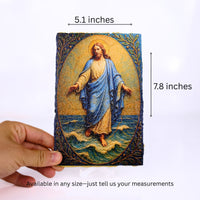 Jesus Christ Wall & Tabletop Plaque - Craft Rosaries