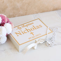 Large Baptism Gift Set with Mini Rosaries - Craft Rosaries
