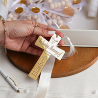 Large Personalized Funeral Memory Box with Mini Rosaries - Craft Rosaries