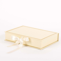 Gold gift box on a white background