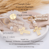 Personalized Baptism Keychains for Guests - CRAFT ROSARIES