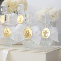 Personalized Glass Holy Water Bottles for Baptism Guests - CRAFT ROSARIES