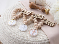 Personalized Mini Wooden Rosary Favors for Catholic Graduation - Craft Rosaries
