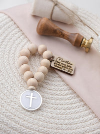 Personalized Mini Wooden Rosary Favors for Catholic Graduation - Craft Rosaries