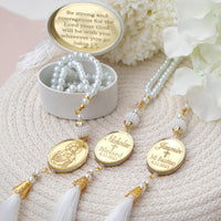 Personalized Rosaries for Baptism Guests - CRAFT ROSARIES