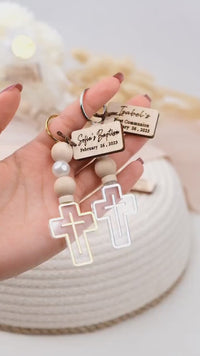 Personalized Baptism Gift, Unique Baptism Favors For Guests, Baptism Keychain, Christening Party Favors, Communion Favors, Martyrika Gift