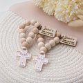 Christening Customizable Mini Wooden Rosaries